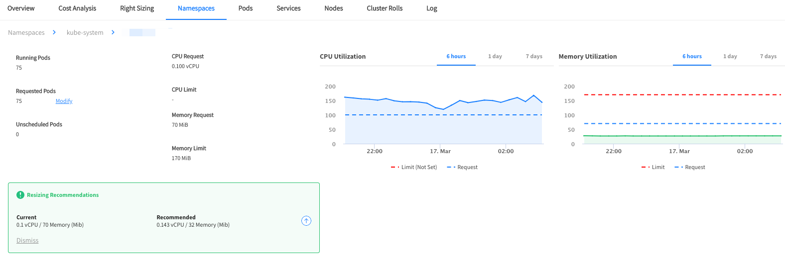 Right Sizing Example 2